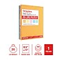 Staples Recycled Pastel Multipurpose Paper, 20 lbs., 8.5" x 11", Assorted Colors, 400 Sheets/Ream (14804)~#|#~8A34EBA4-09D3-49AA-A9D369D7B58C8948_sc7