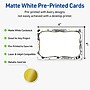 Avery Rectangle Matte Blank Card, White, 20/Pack (19479371029)~#|#~8A384D37-A811-41A6-934E6B5CFF7A1CAD_sc7