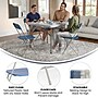 Flash Furniture HERCULES Plastic Folding Chair, Blue, 4/Pack (4LEL3BLUE)~#|#~8A3F9B5B-6E32-4438-831FC6611EB41E4C_sc7