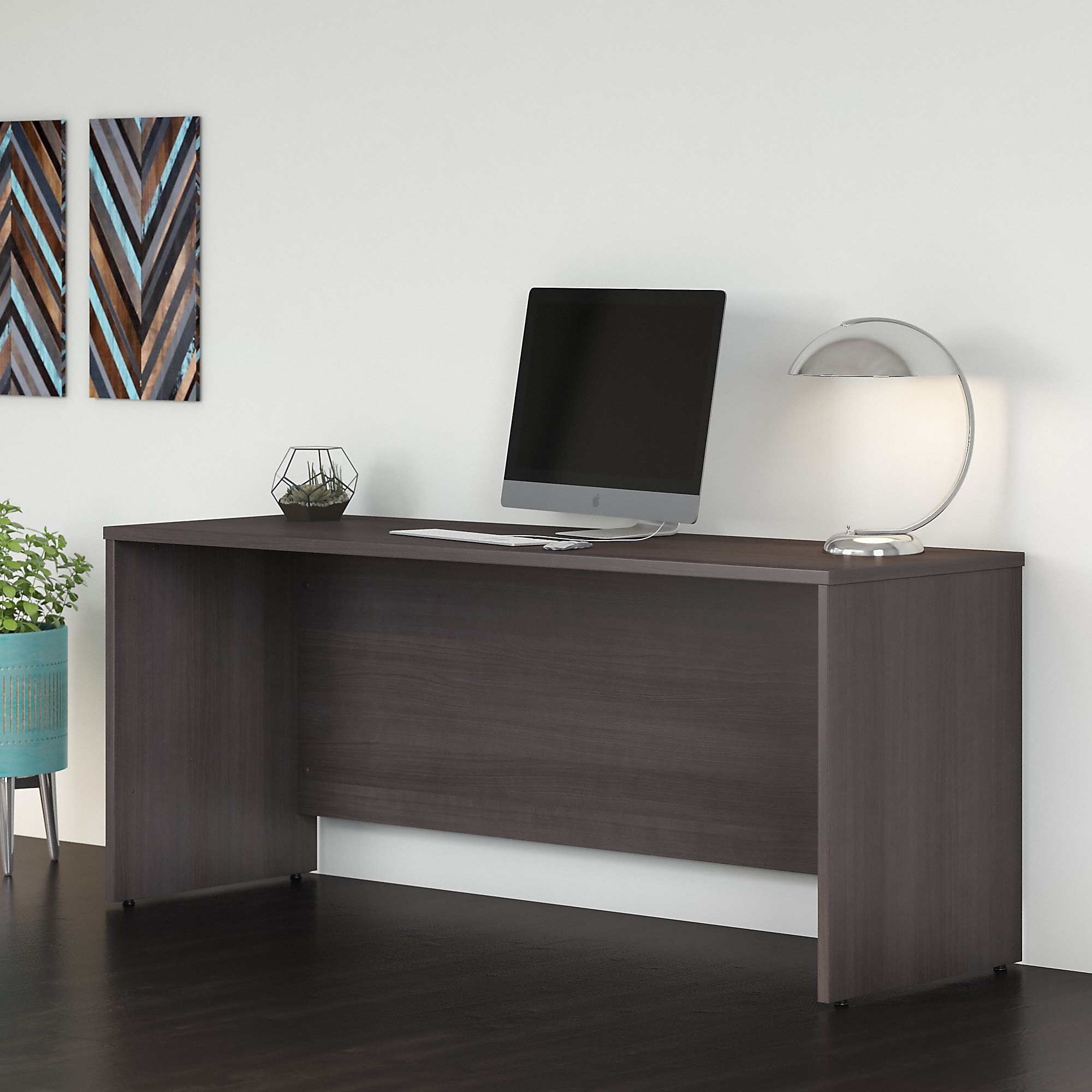 Bush Business Furniture Studio C 72″W Credenza Desk, Storm Gray (SCD372SG) Sansujyuku sansujyuku.com