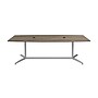 Bush Business Furniture 96W x 42D Boat Shaped Conference Table with Metal Base, Modern Hickory (99TBM96MHSVK)~#|#~8A48FB52-A1B8-4B3C-B3837E8EEC2B48F5_sc7
