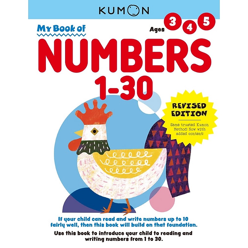 Kumon My Book of Numbers 1-30: Revised Ed Activity Book image 1
