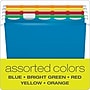 Pendaflex Ready-Tab Extra Capacity Reinforced Hanging File Folders, 5-Tab, Letter Size, Assorted Colors, 20/Box (PFX 42700)~#|#~8A557151-E4B9-401B-8D7F00CA6367FEBD_sc7