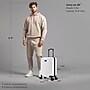 InUSA Trend 20" Hardside Carry-On Suitcase, 4-Wheeled Spinner, TSA Checkpoint Friendly, White (IUTRE00S-WHI)~#|#~8A5A6A24-BF22-4076-A873A73155520778_sc7