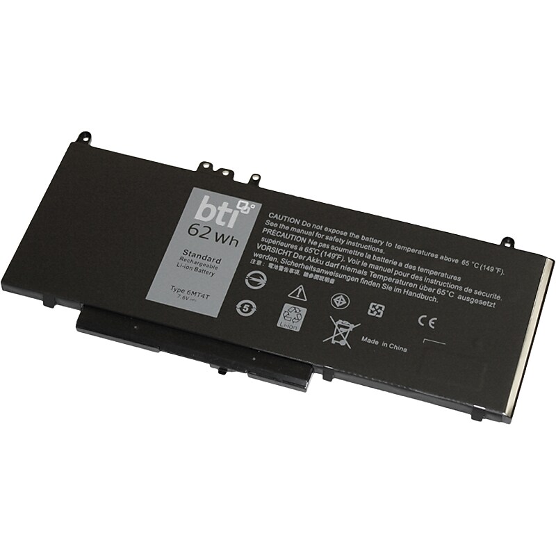 Battery Technology Li-Polymer Replacement Battery for Dell Latitude E5470, E5570 (451-BBTW-BTI) image 1