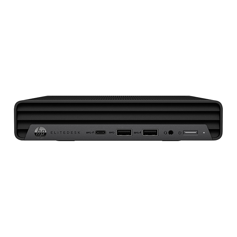 HP EliteDesk 800 G6 Mini Refurbished Desktop Computer, Intel Core i5-10500T, 8GB RAM, 256GB SSD, Windows 11 Pro image 1