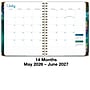 2026-2027 Excello Brands 8.5" x 11" Academic Weekly & Monthly Planner, Paperboard Cover, Teal Gold Marble (FSHN-AY26-8511-54)~#|#~8A6331F9-68D8-4696-8835BB6D0CBA2A63_sc7