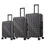 DUKAP Zahav 3-Piece Hardside Spinner Luggage Set, TSA Checkpoint Friendly, Black (DKZAHSML-BLK)~#|#~8A63D4B2-C96C-4754-B74269631687FA6D_sc7