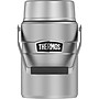Thermos King Big Boss Stainless Steel Insulated Food Jar, 2-Compartment, Stainless, 47 oz. (EASK3030MSTRI4)~#|#~8A6440DB-EE9C-492A-87A26DAB47B91D4C_sc7