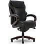 La-Z-Boy Hyland Ergonomic Bonded Leather Swivel Executive Chair, Black/Mahogany Wood (45779A)~#|#~8A647791-92E0-4E32-8BCDE12C896D73CE_sc7