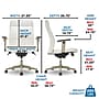 La-Z-Boy Baylor Ergonomic Faux Leather Swivel Executive Chair, White (CHR10085A)~#|#~8A67D88C-D655-4262-A9D5FFEC943B79F9_sc7