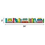 Creative Teaching Press Core Decor Doodle Bookshelf EZ Border, 48', Multicolored, 3/Bundle (CTP10934-3)~#|#~8A6AD148-65A3-4ECD-9AFEDE6098303C4C_sc7