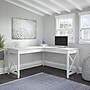 Bush Furniture Key West 60"W L-Shaped Desk, Pure White Oak (KWD160WT-03)~#|#~8A6E368B-5C0C-4B20-A90AA04852AD0E0D_sc7