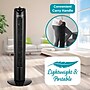 Brentwood 32" Oscillating Portable Tower Fan, 3-Speed, Black (F-32TBK)~#|#~8A723B33-EE21-4E61-9C53302D31D8D635_sc7
