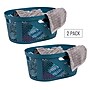 Mind Reader 10.57-Gallon Laundry Basket with Handles, Plastic, Blue, 2/Set (2HHAMP40-BLU)~#|#~8A78873E-824B-4C5D-9F95DDCB348EB16F_sc7