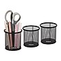 Mind Reader Metal Pen Holder, Black, 3 Pieces/Set (CLIPMESH3-BLK)~#|#~8A80461E-BFD5-40DC-A71136A227D86341_sc7