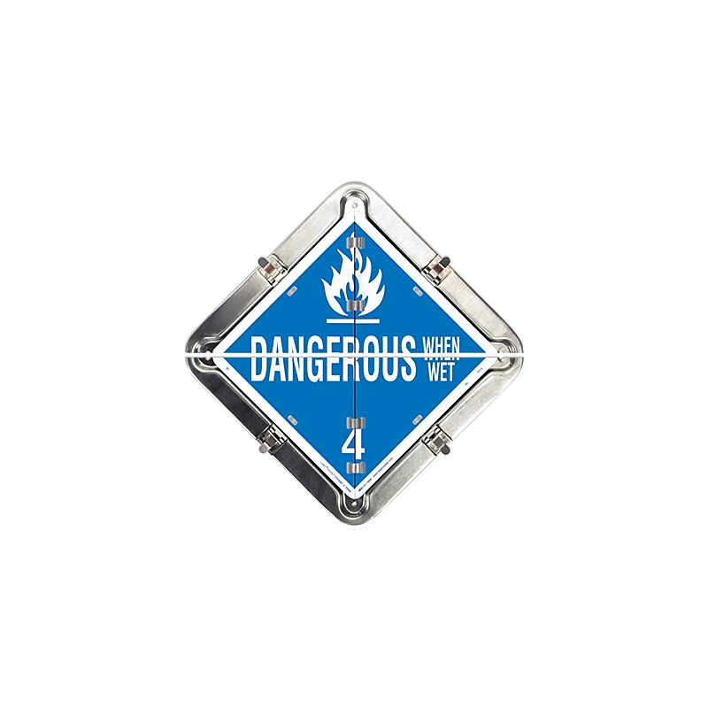 Labelmaster 17 Legend Placard With Mounting Holes (27HM206S) image 1
