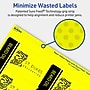 Avery Rectangle Laser/Inkjet Multipurpose Labels, 2" x 3.75", Neon Yellow (640/Box)~#|#~8A8467D1-35A7-406C-BA72FA959B682F25_sc7