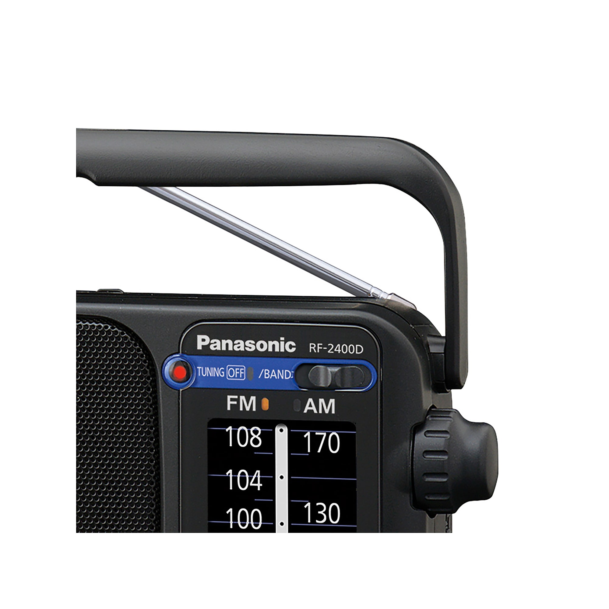 Panasonic Portable AM/FM Radio, Black (RF-2400-K) Sansujyuku sansujyuku.com