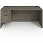 Lorell Prominence 2.0 66"W Left‑Pedestal Desk, Gray Elm (LLRPD3066QLGE)~#|#~8A8D8B4D-C4FD-45A2-9A9FF35D4E23AF6B_sc7
