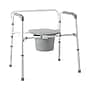 Guardian Bariatric Commode, Fixed Arms, Back Bar, Steel Frame, 650-lb. Capacity (G1-201LBX1)~#|#~8A905CA4-DF65-460E-AE4A5D11015376FE_sc7