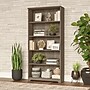Bush Furniture Cabot 66"H 5-Shelf Bookcase with Adjustable Shelves, Ash Gray (WC31266)~#|#~8A926F14-F1F0-419A-B381EDA257493D05_sc7