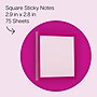 Post-it Square Notes, Pink, 2.9" x 2.9", 75 Sheets/Pad (SPE-33-1)~#|#~8A9E9146-54A0-4736-B8151C190C989A7E_sc7