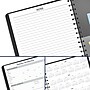 2026 AT-A-GLANCE 24-Hour 7" x 8.75" Daily Appointment Book Planner, Faux Leather Cover, Black (70-824-05-26)~#|#~8AA0A535-C3B0-4B4E-8235005FF7FFB1F3_sc7