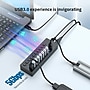 4XEM 10-Port USB 3.0 Power Switch Data Transfer Hub, Gray (4XH710)~#|#~8AA1E1F3-B3B6-43D0-82F85D45451F0C34_sc7