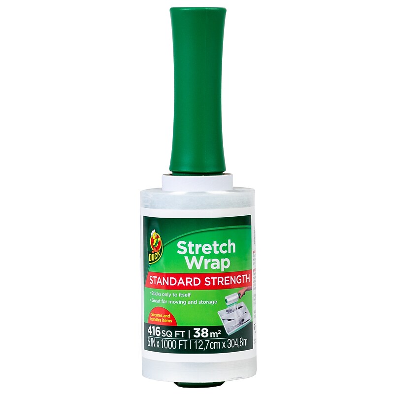 Duck Brand Stretch Wrap, Clear (285849) image 1