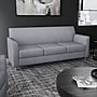 Flash Furniture Hercules Diplomat LeatherSoft Sofa, Gray/Chrome Legs (BT8273GYCHR)~#|#~8AA9DB42-30BA-4A97-BE50A1ECC6D003D7_sc7