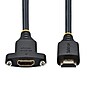 StarTech 6 ft. HDMI Extension Cable, Male-to-Female, Black (HDMI2PNLFM-180CM)~#|#~8AAAEA0A-9D3C-4B21-B4B4133B6A22D9A4_sc7