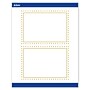 Avery Gold Border with Gold Dots Matte Blank Card, White, 20/Pack (S00-DJ6)~#|#~8AAC9B06-2FCF-4B19-AA19EE1AB5293415_sc7