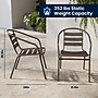Flash Furniture Lila Restaurant Stack Chair, Bronze (TLH017CBZ)~#|#~8AB28542-EC40-415B-9483B6194A4C685F_sc7