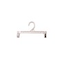Nahanco 9 1/2" Plastic Skirt/Slack Hanger With Pinch Clip, Plastic Hook, White, 100/Box (H29W)~#|#~8AB33FBC-1CD7-4555-A6541767F7223A33_sc7