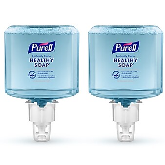 PURELL Professional CRT Healthy Soap Naturally Clean, 1200 mL, Fragrance Free Foam, 2/Carton (6470-02)