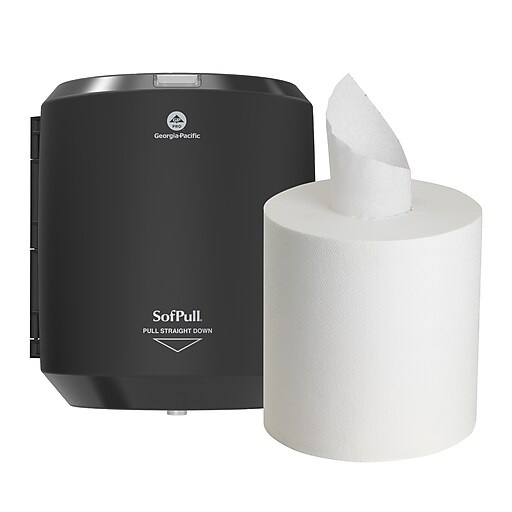 SofPull Paper Towel Dispenser Kit, Black (58206B) Staples