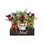 Nearly Natural Artificial Holiday Winter Pine and Berries Mason Jar Noel Table Christmas Arrangement, 12" (A1842)~#|#~8AC07B25-4CF7-4557-A1300E16D3B5BBBE_sc7