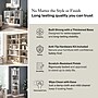 Bush Furniture Universal 72"H 5-Shelf Bookcase with Adjustable Shelves, Ash Gray Laminated Wood (WL12427)~#|#~8AC77274-F4B1-44D2-89802BB0AC342A9C_sc7
