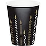 Creative Converting Golden Wishes Party Paper Cups, Black/Gold, 32/Pack (DTC365085CUP)~#|#~8ACE69FE-A445-4FBE-9AF99AFF3112ABF7_sc7