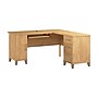 Bush Home Somerset 60" W L Shaped Office Desk with Storage, Maple Cross (WC81430K)~#|#~8AD1F8BF-E250-4D5C-9DA242F97D1E0EAD_sc7