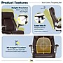 Serta Morrisen Ergonomic Faux Leather Executive Chair, Brown (52958-BRN)~#|#~8AD27FBE-9628-4E87-B8906599413ED76F_sc7