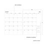 2026 Blue Sky 8.5" x 11" Calendar Year Monthly Planner, Plastic Cover, Gray (153956)~#|#~8AD369F2-F07D-4CA8-B90BA16C0B7AAC35_sc7