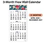 2026-2027 Excello Brands Large Print 13" x 27" Academic Monthly Wall Calendar, Teal Floral (WC-AY26-1327-17)~#|#~8AD44854-10F5-41CE-BB692E013147CC12_sc7