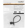 Rocstor USB-A to 3.5mm Audio Headphone Jack Adapter, Female to Male, Black (Y10A297-B1)~#|#~8AD508C6-C59E-46A8-8022F3BFE34CA9FB_sc7