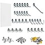 Triton Products Heavy Duty Hardboard Round Hole Pegboard with 36 pc. DuraHook Assortment (TPB-36WH-Kit)~#|#~8AD6517C-6DC6-438F-94351052807CF12A_sc7