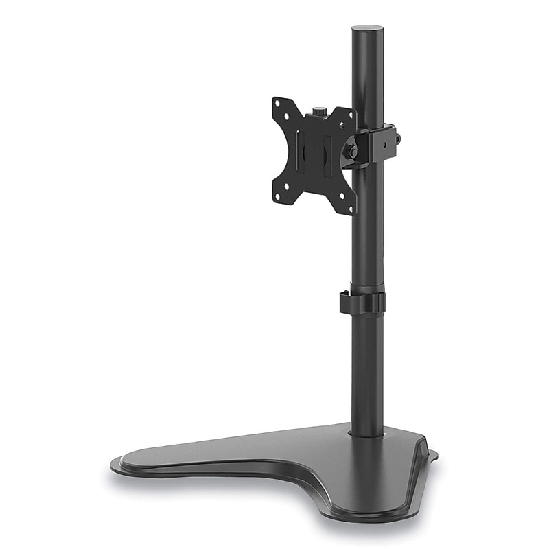 Fellowes Professional Series Adjustable Freestanding Single Monitor Arm, Up to 32", Black (8049601) image 1
