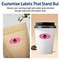 Avery Oval Scalloped Laser/Inkjet Multipurpose Labels, 1-1/8" x 2-1/4", Bright Pink (420/Pack)~#|#~8ADEE87A-4458-465E-A873CE488E8851AE_sc7