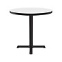 Correll 36" Round Dry-Erase Markerboard Cafe Table, Frosty White/Black (BXT36DER-80)~#|#~8AE0BBBC-CBC8-4B56-8BE669C645BB1806_sc7