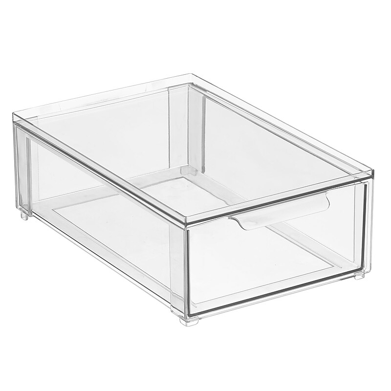 mDesign Plastic Organizer, Clear (25719RW) image 1